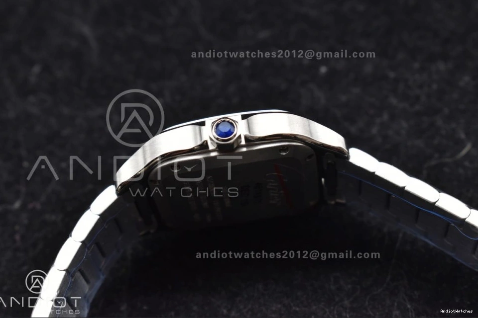 MIYOTA de on SS TopPick Cartier Santos Edition Dial White 1045 SmartLinks 1:1 Bracelet V 35mm BVF SS Best 9015 1026